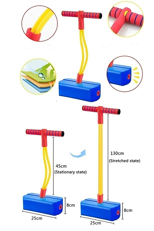 Çocuklar İçin Zip Atlama Oyuncağı - Eğitici Zıplama Oyunu